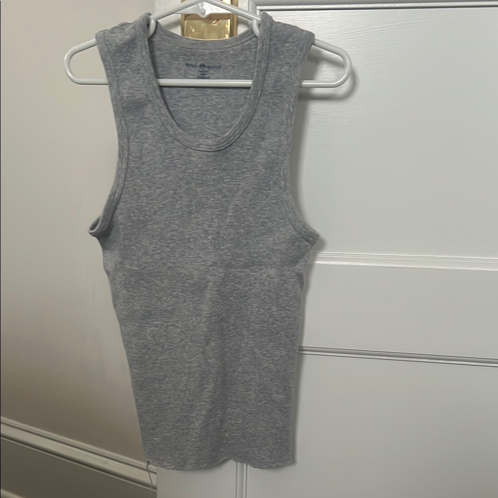 Gray Sleeveless Top